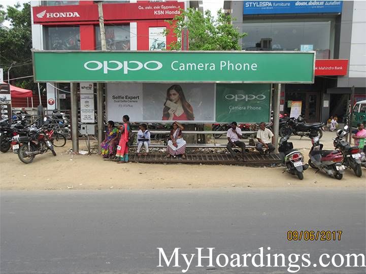 Lakshmi Nagar Bus stop advertising, Advertising Company Chennai, Flex Banner in Chennai